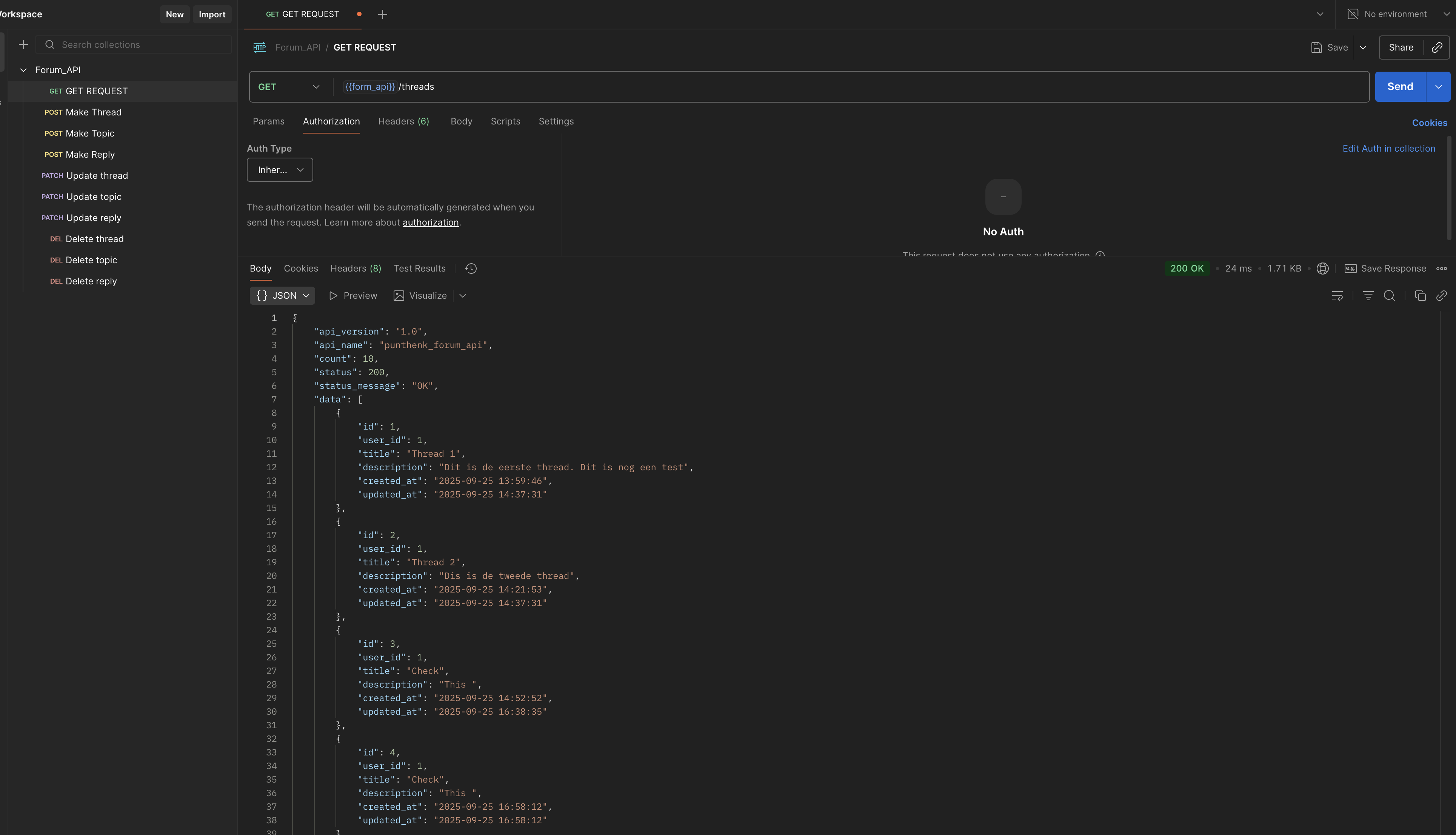 example image of the project